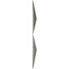 imageEkena Millwork WP20X20RIWH 19 58quotW x 19 58quotH Richmond EnduraWall Decorative 3D Wall Panel Covers 267 Sq FtBright Coat Chrome