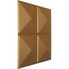 imageEkena Millwork WP20X20RIWH 19 58quotW x 19 58quotH Richmond EnduraWall Decorative 3D Wall Panel Covers 267 Sq FtBright Coat Gold