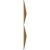 imageEkena Millwork WP20X20RIWH 19 58quotW x 19 58quotH Richmond EnduraWall Decorative 3D Wall Panel Covers 267 Sq FtBright Coat Gold