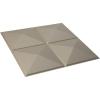 imageEkena Millwork WP20X20RIWH 19 58quotW x 19 58quotH Richmond EnduraWall Decorative 3D Wall Panel Covers 267 Sq FtMetallic Silver Metallic