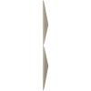 imageEkena Millwork WP20X20RIWH 19 58quotW x 19 58quotH Richmond EnduraWall Decorative 3D Wall Panel Covers 267 Sq FtMetallic Silver Metallic