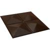 imageEkena Millwork WP20X20RIWH 19 58quotW x 19 58quotH Richmond EnduraWall Decorative 3D Wall Panel Covers 267 Sq FtTextured Metallic Mystic Brown