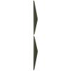imageEkena Millwork WP20X20RIWH 19 58quotW x 19 58quotH Richmond EnduraWall Decorative 3D Wall Panel Covers 267 Sq FtUltraCover Satin Canyon Green