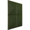 imageEkena Millwork WP20X20RIWH 19 58quotW x 19 58quotH Richmond EnduraWall Decorative 3D Wall Panel Covers 267 Sq FtUltraCover Satin Canyon Green