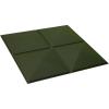 imageEkena Millwork WP20X20RIWH 19 58quotW x 19 58quotH Richmond EnduraWall Decorative 3D Wall Panel Covers 267 Sq FtUltraCover Satin Canyon Green
