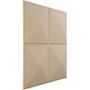 imageEkena Millwork WP20X20RIWH 19 58quotW x 19 58quotH Richmond EnduraWall Decorative 3D Wall Panel Covers 267 Sq FtUltraCover Satin Smokey Beige