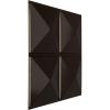 imageEkena Millwork WP20X20RIWH 19 58quotW x 19 58quotH Richmond EnduraWall Decorative 3D Wall Panel Covers 267 Sq FtUniversal Metallic Rustic Mist
