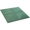 imageEkena Millwork WP20X20RIWH 19 58quotW x 19 58quotH Richmond EnduraWall Decorative 3D Wall Panel Covers 267 Sq FtUniversal Pearl Metallic Sea Mist