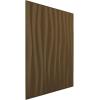 imageEkena Millwork WP20X20SOWH 19 58quotW x 19 58quotH Shoreline EnduraWall Decorative 3D Wall Panel Covers 267 Sq FtChampagne Bronze