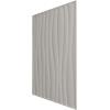 imageEkena Millwork WP20X20SOWH 19 58quotW x 19 58quotH Shoreline EnduraWall Decorative 3D Wall Panel Covers 267 Sq FtChampagne Bronze