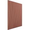 imageEkena Millwork WP20X20SOWH 19 58quotW x 19 58quotH Shoreline EnduraWall Decorative 3D Wall Panel Covers 267 Sq FtChampagne Pink
