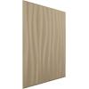 imageEkena Millwork WP20X20SOWH 19 58quotW x 19 58quotH Shoreline EnduraWall Decorative 3D Wall Panel Covers 267 Sq FtMetallic Champagne Mist