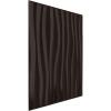 imageEkena Millwork WP20X20SOWH 19 58quotW x 19 58quotH Shoreline EnduraWall Decorative 3D Wall Panel Covers 267 Sq FtMetallic Rust Mist