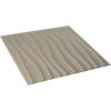 imageEkena Millwork WP20X20SOWH 19 58quotW x 19 58quotH Shoreline EnduraWall Decorative 3D Wall Panel Covers 267 Sq FtMetallic Silver