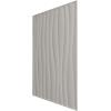 imageEkena Millwork WP20X20SOWH 19 58quotW x 19 58quotH Shoreline EnduraWall Decorative 3D Wall Panel Covers 267 Sq FtMystic Brown
