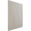 imageEkena Millwork WP20X20SOWH 19 58quotW x 19 58quotH Shoreline EnduraWall Decorative 3D Wall Panel Covers 267 Sq FtSatin Blossom White