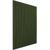 imageEkena Millwork WP20X20SOWH 19 58quotW x 19 58quotH Shoreline EnduraWall Decorative 3D Wall Panel Covers 267 Sq FtSatin Canyon Green