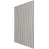 imageEkena Millwork WP20X20SOWH 19 58quotW x 19 58quotH Shoreline EnduraWall Decorative 3D Wall Panel Covers 267 Sq FtSatin Canyon Green