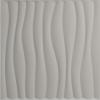 imageEkena Millwork WP20X20SOWH 19 58quotW x 19 58quotH Shoreline EnduraWall Decorative 3D Wall Panel Covers 267 Sq FtSea Mist