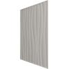 imageEkena Millwork WP20X20SOWH 19 58quotW x 19 58quotH Shoreline EnduraWall Decorative 3D Wall Panel Covers 267 Sq FtSmokey Beige