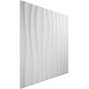 imageEkena Millwork WP20X20SOWH 19 58quotW x 19 58quotH Shoreline EnduraWall Decorative 3D Wall Panel Covers 267 Sq FtWhite
