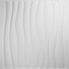 imageEkena Millwork WP20X20SOWH 19 58quotW x 19 58quotH Shoreline EnduraWall Decorative 3D Wall Panel Covers 267 Sq FtWhite