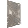 imageEkena Millwork WP20X20SPWH 19 58quotW x 19 58quotH Spiral EnduraWall Decorative 3D Wall Panel Covers 267 Sq FtAluminum
