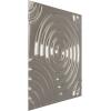imageEkena Millwork WP20X20SPWH 19 58quotW x 19 58quotH Spiral EnduraWall Decorative 3D Wall Panel Covers 267 Sq FtBright Chrome