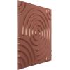 imageEkena Millwork WP20X20SPWH 19 58quotW x 19 58quotH Spiral EnduraWall Decorative 3D Wall Panel Covers 267 Sq FtChampagne Pink