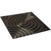 imageEkena Millwork WP20X20SPWH 19 58quotW x 19 58quotH Spiral EnduraWall Decorative 3D Wall Panel Covers 267 Sq FtCharcoal