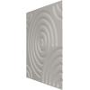 imageEkena Millwork WP20X20SPWH 19 58quotW x 19 58quotH Spiral EnduraWall Decorative 3D Wall Panel Covers 267 Sq FtCopper