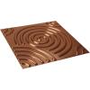 imageEkena Millwork WP20X20SPWH 19 58quotW x 19 58quotH Spiral EnduraWall Decorative 3D Wall Panel Covers 267 Sq FtCopper