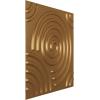 imageEkena Millwork WP20X20SPWH 19 58quotW x 19 58quotH Spiral EnduraWall Decorative 3D Wall Panel Covers 267 Sq FtGold