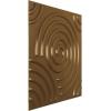 imageEkena Millwork WP20X20SPWH 19 58quotW x 19 58quotH Spiral EnduraWall Decorative 3D Wall Panel Covers 267 Sq FtGold Rush