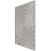 imageEkena Millwork WP20X20SPWH 19 58quotW x 19 58quotH Spiral EnduraWall Decorative 3D Wall Panel Covers 267 Sq FtGold Rush