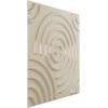 imageEkena Millwork WP20X20SPWH 19 58quotW x 19 58quotH Spiral EnduraWall Decorative 3D Wall Panel Covers 267 Sq FtMetalic Pearl Mist