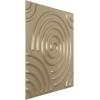 imageEkena Millwork WP20X20SPWH 19 58quotW x 19 58quotH Spiral EnduraWall Decorative 3D Wall Panel Covers 267 Sq FtMetallic Champagne Mist