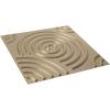 imageEkena Millwork WP20X20SPWH 19 58quotW x 19 58quotH Spiral EnduraWall Decorative 3D Wall Panel Covers 267 Sq FtMetallic Champagne Mist