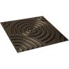 imageEkena Millwork WP20X20SPWH 19 58quotW x 19 58quotH Spiral EnduraWall Decorative 3D Wall Panel Covers 267 Sq FtMetallic Dark Bronze