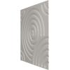 imageEkena Millwork WP20X20SPWH 19 58quotW x 19 58quotH Spiral EnduraWall Decorative 3D Wall Panel Covers 267 Sq FtMystic Brown