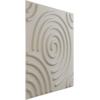 imageEkena Millwork WP20X20SPWH 19 58quotW x 19 58quotH Spiral EnduraWall Decorative 3D Wall Panel Covers 267 Sq FtSatin Blossom White