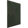 imageEkena Millwork WP20X20SPWH 19 58quotW x 19 58quotH Spiral EnduraWall Decorative 3D Wall Panel Covers 267 Sq FtSatin Hunt Club Green