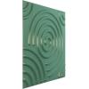 imageEkena Millwork WP20X20SPWH 19 58quotW x 19 58quotH Spiral EnduraWall Decorative 3D Wall Panel Covers 267 Sq FtSea Mist