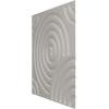 imageEkena Millwork WP20X20SPWH 19 58quotW x 19 58quotH Spiral EnduraWall Decorative 3D Wall Panel Covers 267 Sq FtSmokey Beige