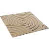 imageEkena Millwork WP20X20SPWH 19 58quotW x 19 58quotH Spiral EnduraWall Decorative 3D Wall Panel Covers 267 Sq FtSmokey Beige