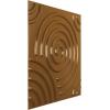 imageEkena Millwork WP20X20SPWH 19 58quotW x 19 58quotH Spiral EnduraWall Decorative 3D Wall Panel Covers 267 Sq FtVintage Gold
