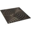 imageEkena Millwork WP20X20SPWH 19 58quotW x 19 58quotH Spiral EnduraWall Decorative 3D Wall Panel Covers 267 Sq FtWeathered Steel