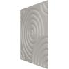 imageEkena Millwork WP20X20SPWH 19 58quotW x 19 58quotH Spiral EnduraWall Decorative 3D Wall Panel Covers 267 Sq FtWeathered Steel