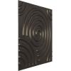 imageEkena Millwork WP20X20SPWH 19 58quotW x 19 58quotH Spiral EnduraWall Decorative 3D Wall Panel Covers 267 Sq FtWeathered Steel