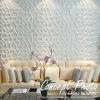 imageEkena Millwork WP20X20SPWH 19 58quotW x 19 58quotH Spiral EnduraWall Decorative 3D Wall Panel Covers 267 Sq FtWhite